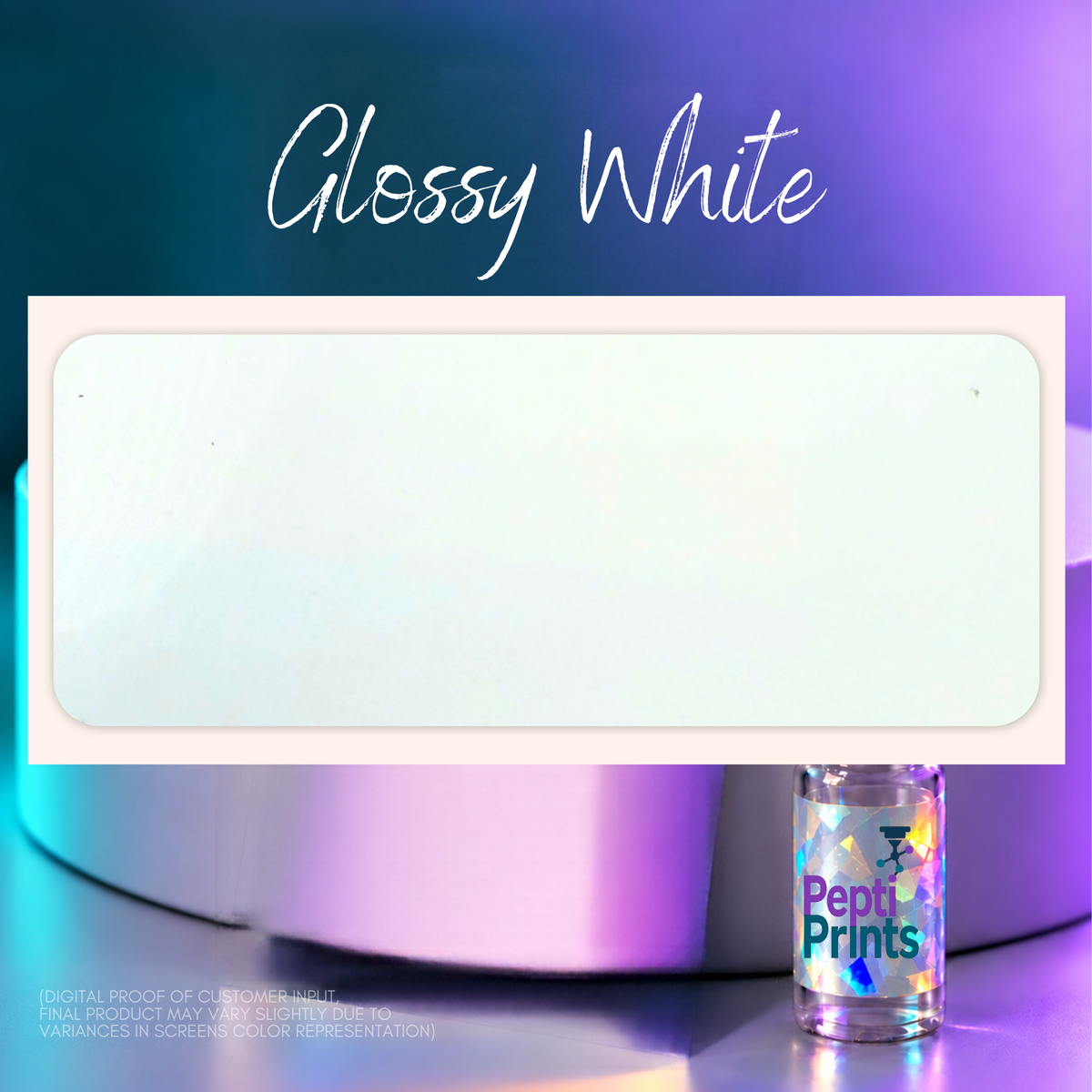 WEBSITE EXCLUSIVE! Custom Peptide 3mL Vial Labels • 1.75x0.75in Full Color • Your Design