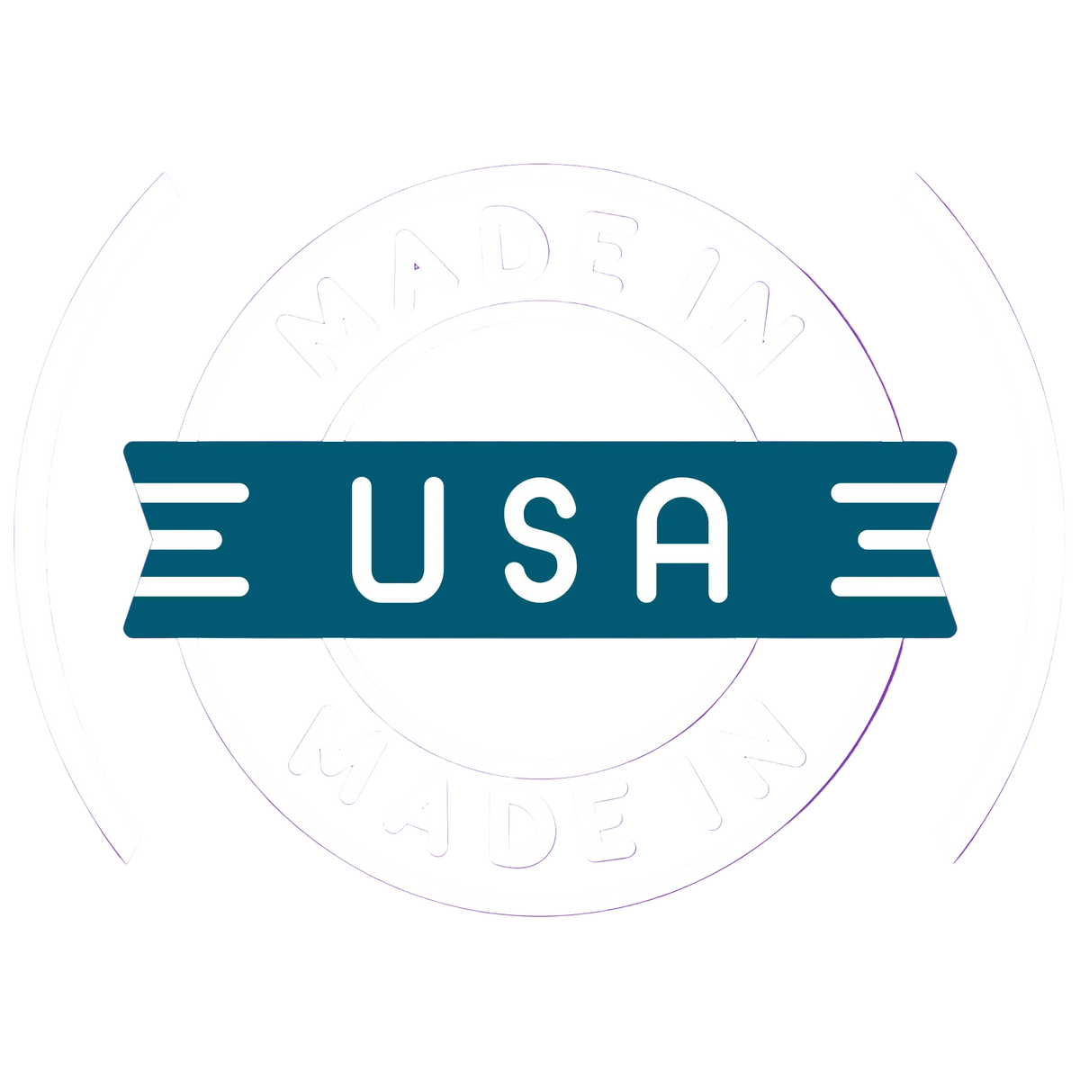 Logo with 'Made in USA' text 